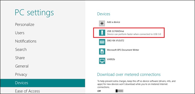 SuperSpeed USB device operating at high-speed 