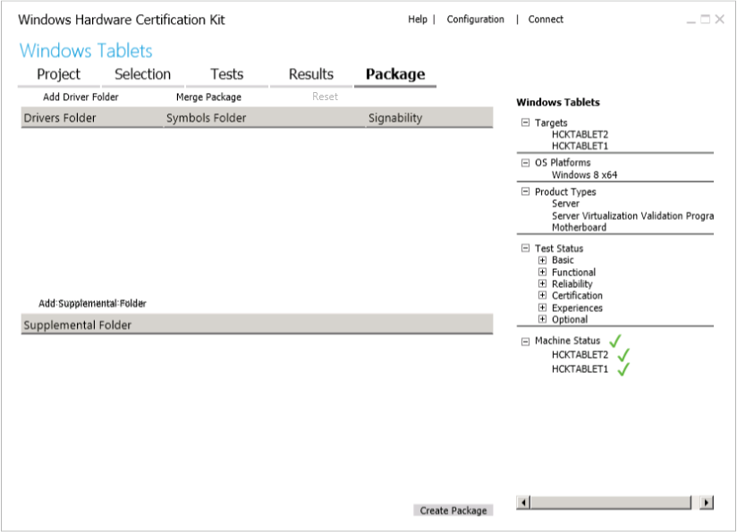 HCK Studio Package Tab