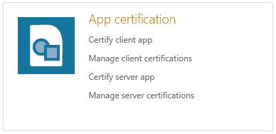 App certification