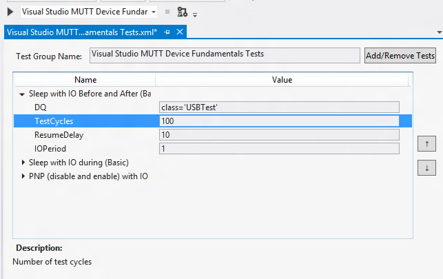 Visual Studio Test Group