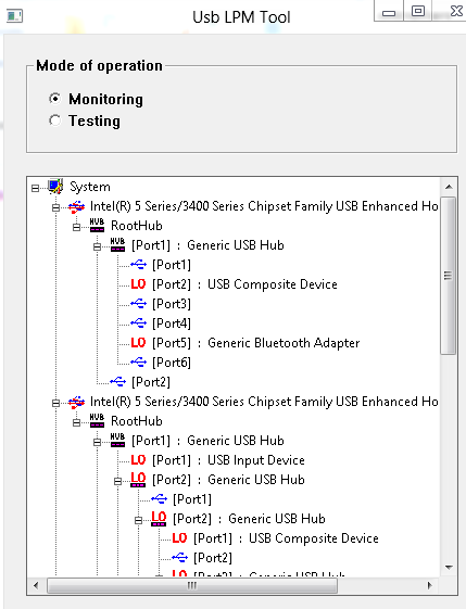 USB LPM Tool