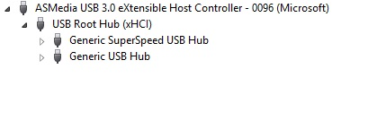 USB 3.0 Hub in Device Manager