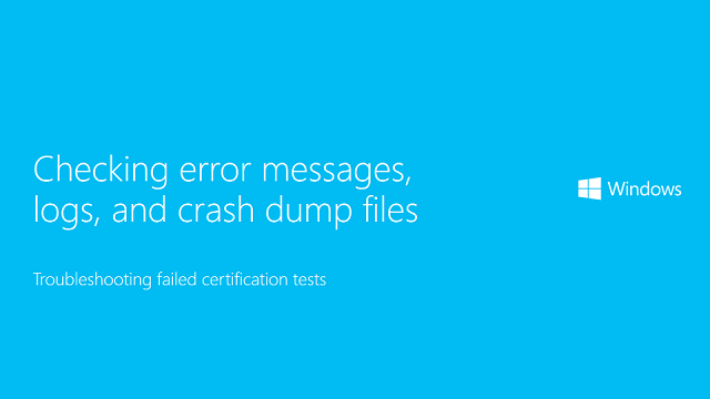 Video: Checking error messages, logs, and dumps